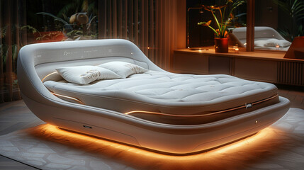 Smart Bed Adjusting Firmness for Perfect Sleep