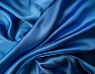 Fototapeta premium blue satin silk texture background