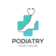 Podiatry logo template