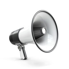 Megaphone isolated on white background