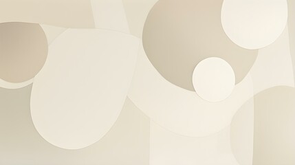 Abstract ivory Shapes with soft Textures. Calming Background