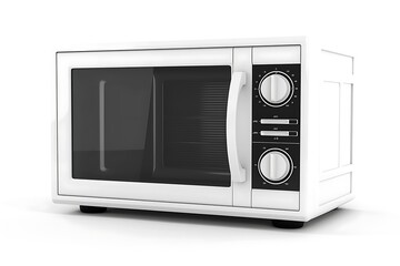 Obraz premium Microwave oven isolated on white background