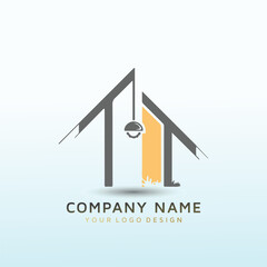 real estate vector logo design idea