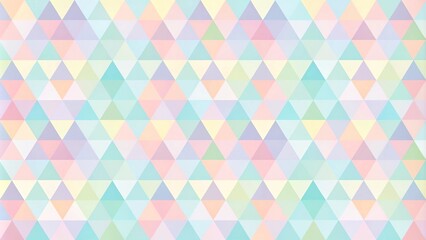 Reflected harmonizing geometric patterns with soft pastel colors