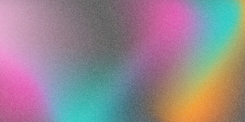 Abstract smooth colorful gradient background with grain noise texture. Minimalist wallpaper for...