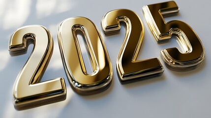 Stunning 2025 New Year Celebration with Glittering Lights, Confetti, and Festive Elements