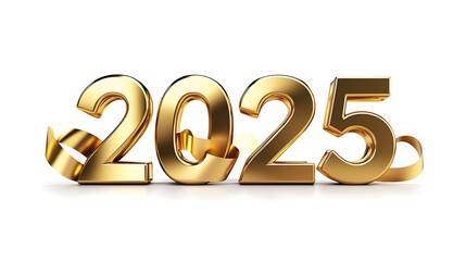 Stunning 2025 New Year Celebration with Glittering Lights, Confetti, and Festive Elements