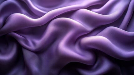 Obraz premium A purple fabric with a wave pattern