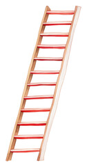 PNG fixed ladder white background architecture staircase.