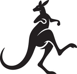 Dancing kangaroo vector illustration design