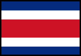 Costa Rica Flag rectangle Icon