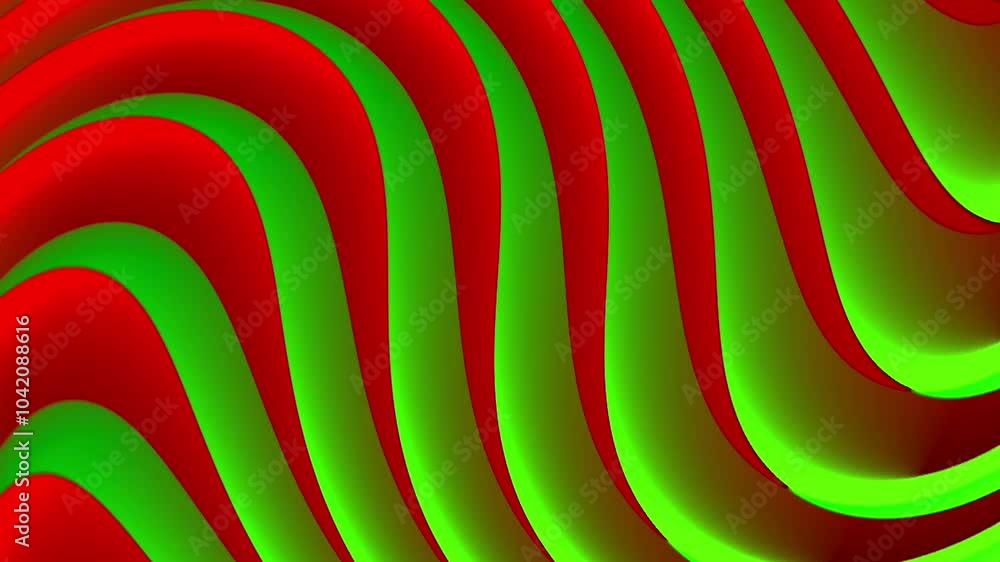Poster abstract multicolor liquid gradient curve waves flowing smoothly and slowly. seamless looped moving 