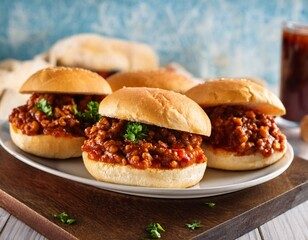 delicious homemade sloppy joes served on soft buns with a rich meat sauce ideal for a casual dinner gathering with friends
