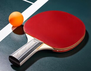 sport concept with table tennis equipment