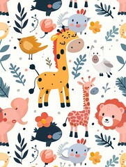 Abstract seamless pattern