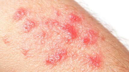 Fototapeta premium Red Skin Irritation on Arm with Discomfort Symptoms