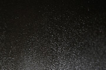 water drops on black background. abstract black background. black background painted with roller