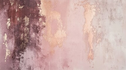 Obraz premium A sophisticated gradient of light pink and rose gold tones with subtle metallic textures.