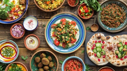 Fototapeta premium A Delicious Middle Eastern Feast