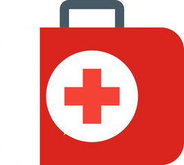 Obraz premium Vietnam flag on Doctor bag