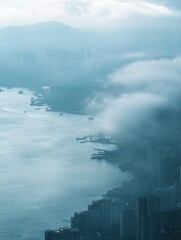 Fototapeta premium Mystical Cloudy Skyline