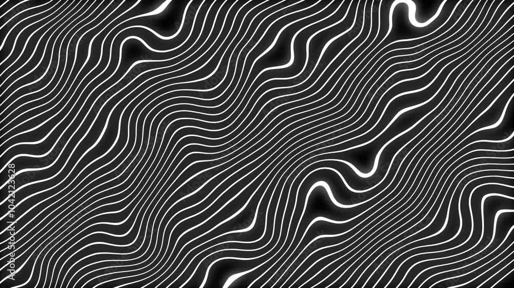 Poster wavy line animation, wave line animation abstract background