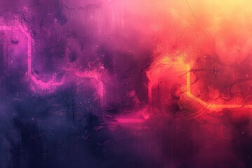 A colorful background with a purple and orange swirl