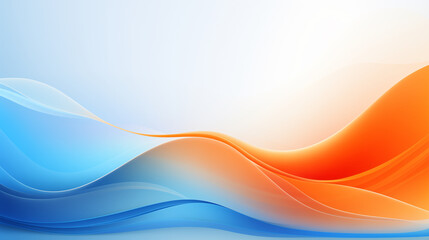 Abstract Color Gradient Background with Wavy Pastel Tones, Perfect for Minimalistic Design and Digital Art