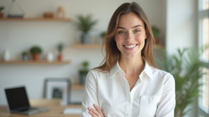 Portrait of a successful businesswoman in her office.