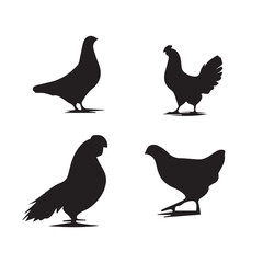 A vector art illustration silhouettes design 