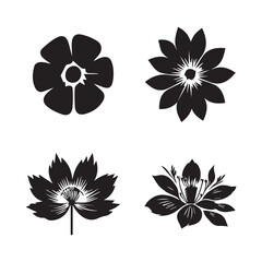 A vector art illustration silhouettes design 