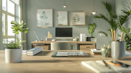 Modern Minimalist Home Office