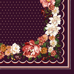 background with flowers