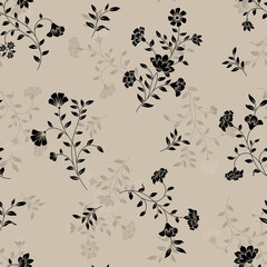 black and white seamless pattern