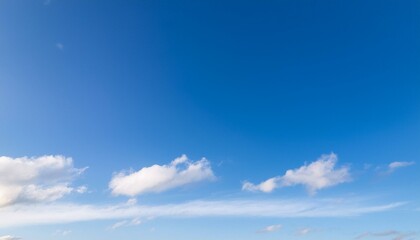 Fototapeta premium 맑고 푸른 하늘에 떠있는 구름들