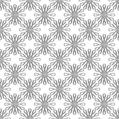 Gray abstract seamless pattern for wavy line