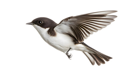Obraz premium Sand Martin Bird on Transparent Background PNG, Photo Realistic, Wallpaper, Cover and Screen for Smartphone, PC, Laptop, Transparent PNG