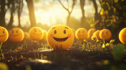 The mood should be uplifting, joyful, and heartwarming, inviting viewers to feel the warmth and happiness that comes from a smile. 