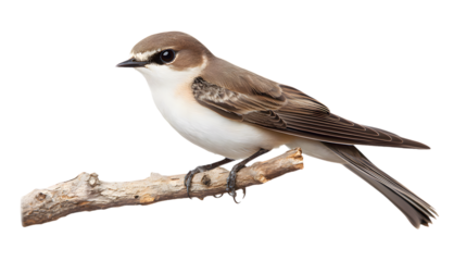 Sand Martin Bird on Transparent Background PNG, Photo Realistic, Wallpaper, Cover and Screen for Smartphone, PC, Laptop, Transparent PNG