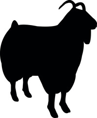 Cashmere Goat Show Vector File, Livestock Judging Vector, Farm Girl Boy Vector, 4-H, FFA Show - Vector Art 
