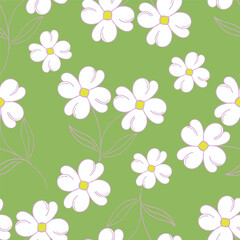 Beautiful floral design featuring intricate blossoms and leaves in soft pastel shades. Ideal for fabric, wallpaper, and digital projects. High-resolution, seamless, and versatile