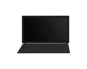 Laptop icon isolated on white background. Vector illustration