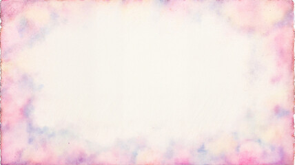 Soft pastel watercolor background with gentle colors and copy space for text
