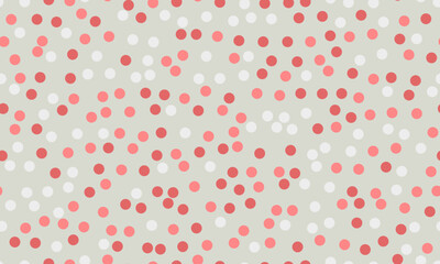 Polka dot vector with a repeating round spot pattern. Perfect for seamless textile prints, trendy wallpapers, and abstract geometric poster backgrounds.
