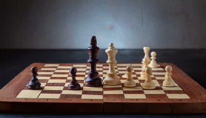 체스판 위의 마지막 한 수의 승부