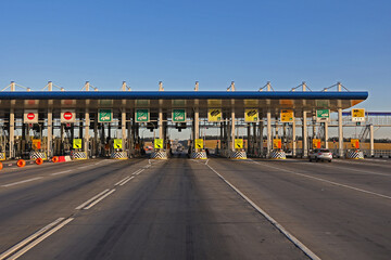 entrance to the toll road section