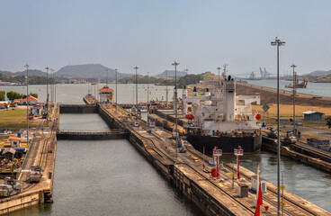 Exposure of the Pedro Miguel Locks are located North past the Miraflores Locks.