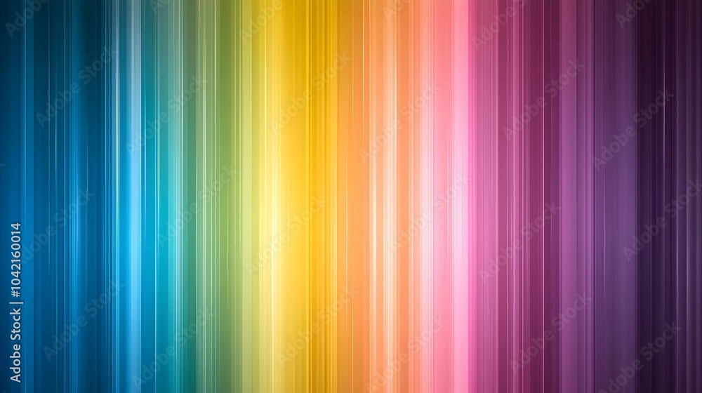 Poster sleek rainbow patterns vibrant vertical lines for contemporary design - stylish background with mode