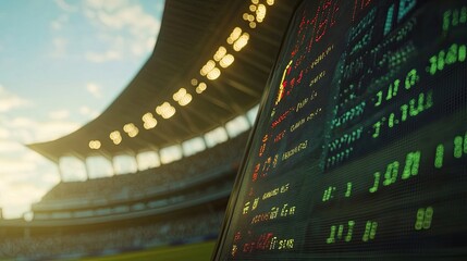 A close-up shot of a digital scorecard for the India vs Ireland cricket match, capturing balls faced and wickets taken with a vivid scoreboard in the backdrop.