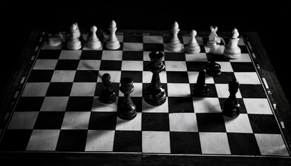 체스판 위의 마지막 한 수의 승부
